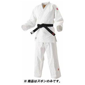 九櫻 選手用 柔道衣(新規格) ズボンのみ(ホワイト・レギュラーサイズ：3.5) 返品種別A