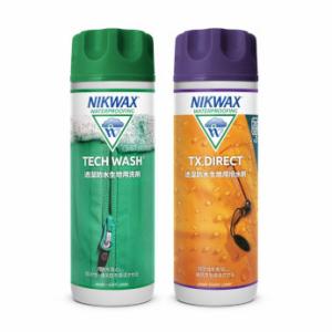 NIKWAX ツインパック(洗剤(撥水生地用) テックウォッシュ・撥水剤(防水透湿生地用) TX.ダイレクト WASH-IN 各1個パック) ／3日〜8日で出荷／ 返品種別A