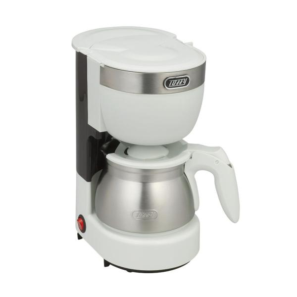 ラドンナ コーヒーメーカー アッシュホワイト LADONNA Toffy 5カップアロマコーヒーメー...
