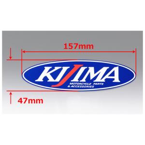 キジマ ステッカー KIJIMA 楕円型 1枚 157×47mm KIJIMA 305-6570 返...