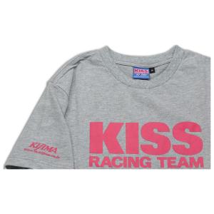 キジマ KISSレーシングチーム Tシャツ (グレー レディースS) KIJIMA K1345G04 返品種別B｜joshin