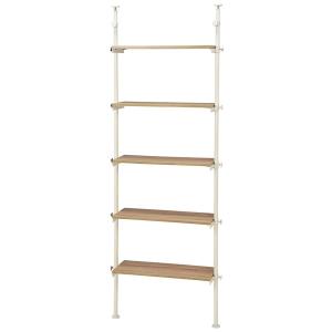 HAGIHARA 突っ張り5段ラック KTR-3155WH