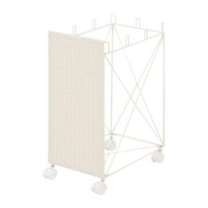 HAGIHARA 分別ごみ箱ラック RUD-2424WH