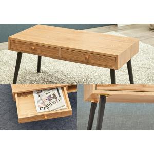 HAGIHARA(萩原) テーブル(ナチュラル・幅100×奥行45×高さ37cm) MT-6622N...