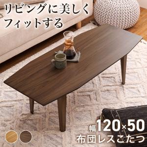 萩原 リビングコタツ(120×50cm ウォールナット) (暖房器具)HAGIHARA ルミエル120WN 返品種別A｜joshin