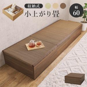 HAGIHARA(萩原) 畳付き収納スツール ロータイプ (幅60×奥行60×高さ25cm) ブラウン RUD-1148BR 返品種別A