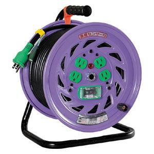 日動工業 電工ドラム 標準型100Vドラム アース漏電しゃ断器付 30m NFEB34 返品種別B