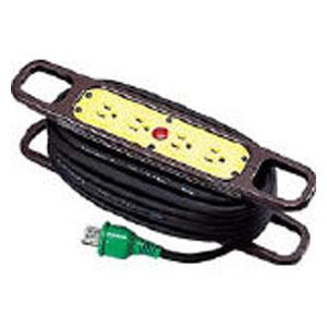 日動工業 ハンドリール 100V 3芯×10m 黒 アース付 HRE104B 返品種別B