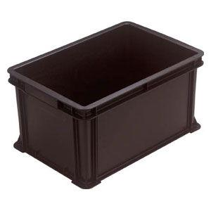岐阜プラスチック工業 RBE型導電性コンテナー 34L(ブラック) RBE36 返品種別B