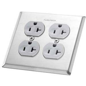 フルテック コンセントプレート(UL規格・4口タイプ) FIRUTECH OUTLET COVER1...