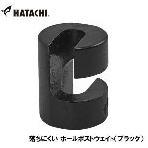 ハタチ 落ちにくい ホールポストウェイト(ブラック) 返品種別A