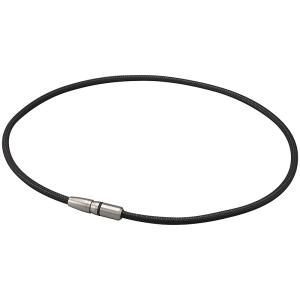 ファイテン RAKUWA 磁気チタンネックレス BULLET［サイズ：50cm］(ブラック/ ブラック) 返品種別A