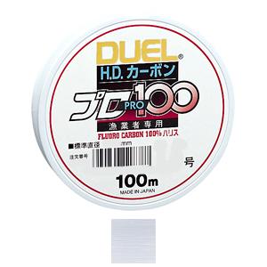 DUEL H.D.カーボン プロ100S 100m クリアー(1.75号/ 7lb) 返品種別A｜joshin