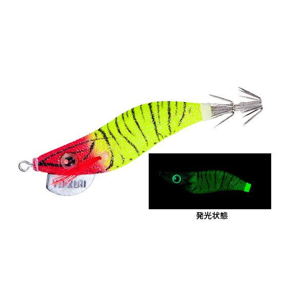 YO-ZURI アオリーQ RS RS ヒイカSP 1.6号(8 LRY/ 夜光レッドイエロー) ／...