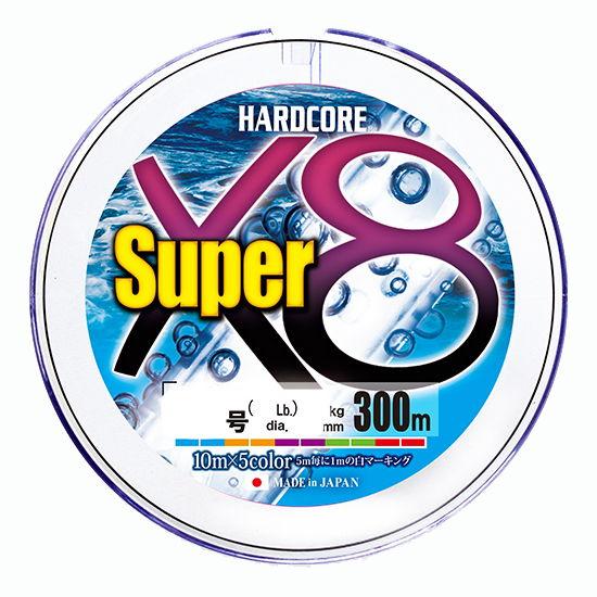DUEL ハードコア スーパー X8 300m 10m×5色(2号/ 35lb) 返品種別A