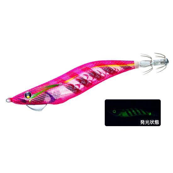YO-ZURI アオリーQ マグネット SS 3.5号(2 LYYR/ 闇夜ローズ)  返品種別A