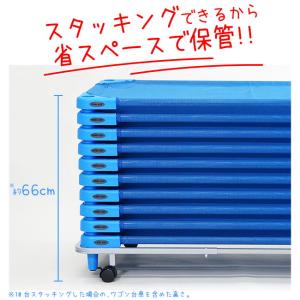 エンドー スタッキング式お昼寝コット130 ブ...の詳細画像5