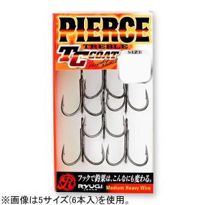 RYUGI ピアス トレブル HPT044 3サイズ TCブラック リューギ PIERCE TREBLE トレブルフック ピアス トレブル HPT044 3サイズ TCブラック 5ホン