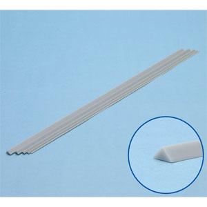 ウェーブ プラ＝材料 三角棒 1.0mm 8本入  返品種別B