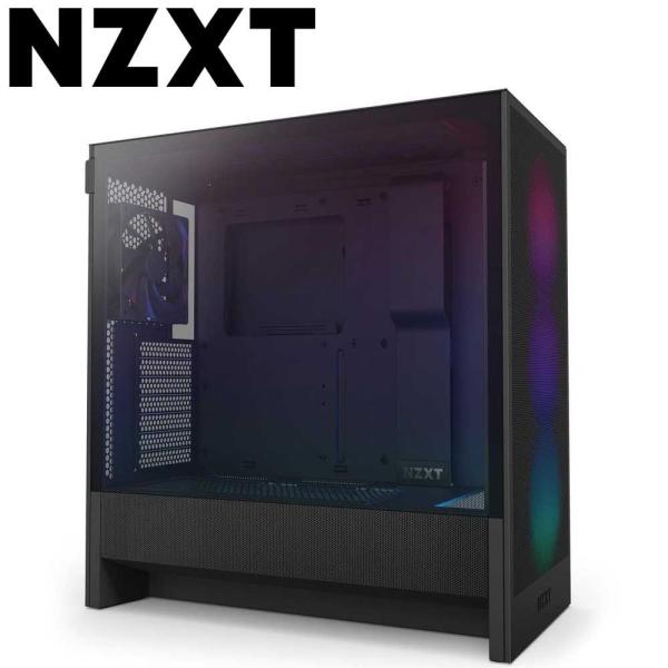 NZXT ミドルタワー PCケース H5 Flow RGB (2024)(ブラック) コンパクト A...
