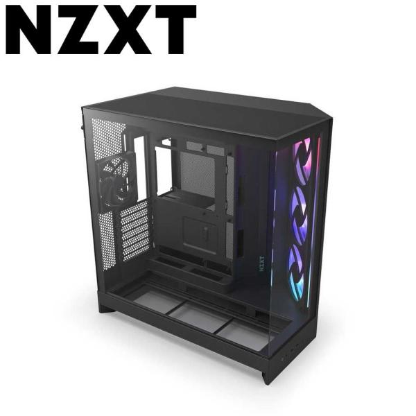 NZXT 大型デュアルチャンバー構造採用のATXケース H9 FLOW RGB(2025)(ATX ...