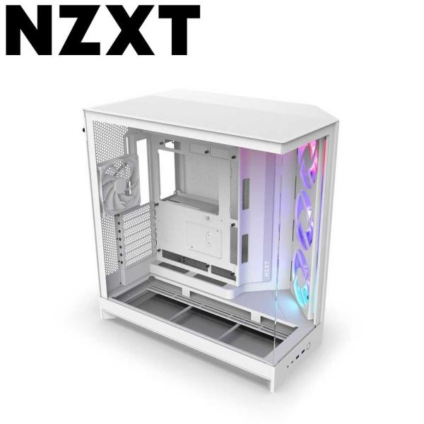 NZXT 大型デュアルチャンバー構造採用のATXケース H9 FLOW RGB(2025)(ATX ...