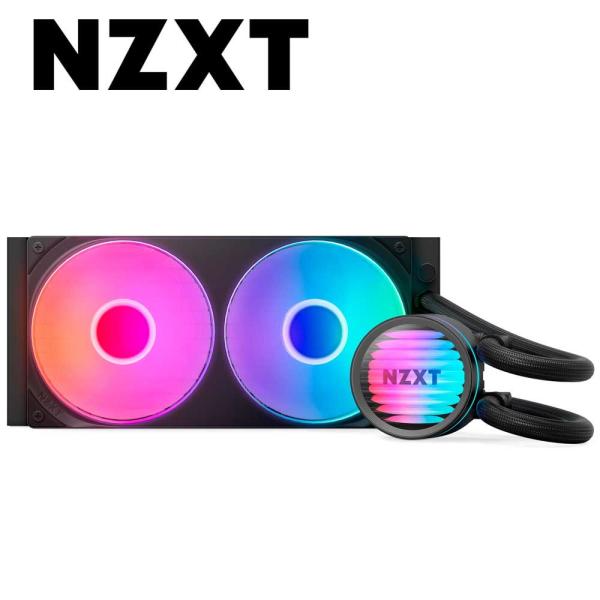 NZXT 簡易水冷CPUクーラー KRAKEN CORE RBG 240(ブラック) RL-KR24...