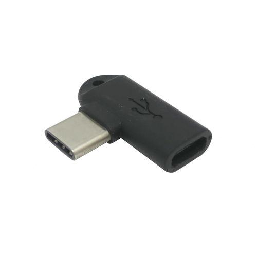 タイムリー USB 2.0 Micro USB メス - Type-C オス 変換アダプタ(ブラック...