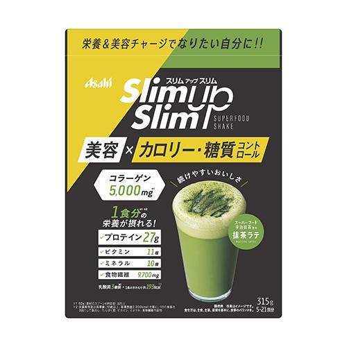 スリムアップスリム 酵素＋スーパーフードシェイク 抹茶ラテ 315g アサヒグループ食品 返品種別B