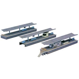 グリーンマックス (再生産)(N) 2117 都会型島式ホームセット(未塗装組立キット) 返品種別B