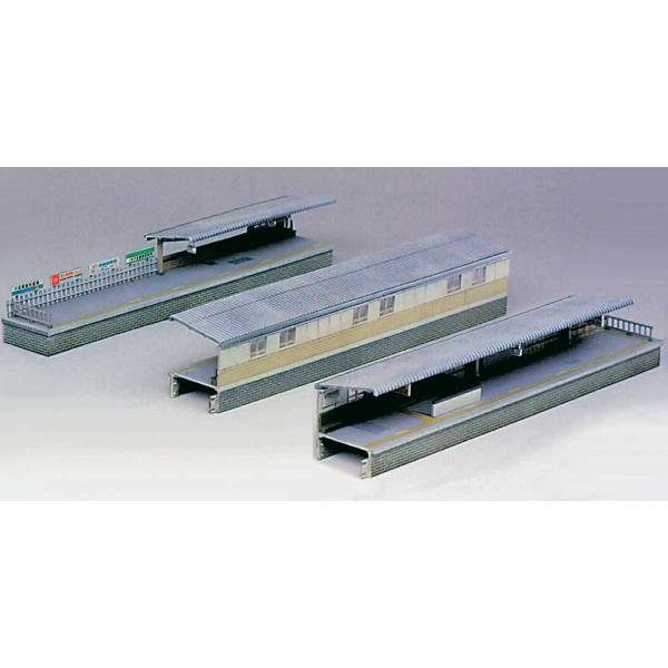 グリーンマックス (再生産)(N) 2131 都会型対向式ホームセット(未塗装組立キット) 返品種別...