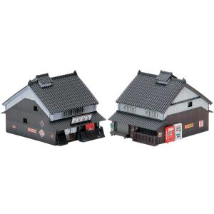 グリーンマックス (再生産)(N) 2165 むしこ造りの町屋としもたや(未塗装組立キット) 返品種...