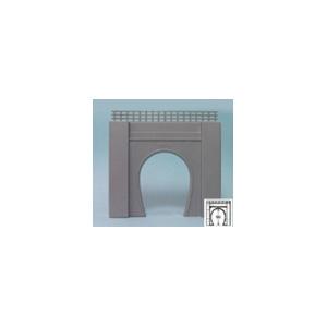 グリーンマックス (再生産)(N) 2516 石目模様 単線トンネルポータル(電化)(着色済み組立キ...