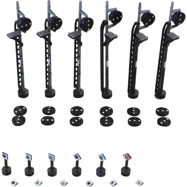 グリーンマックス (再生産)(N) 2594 着色済み 中継信号機セット 返品種別B