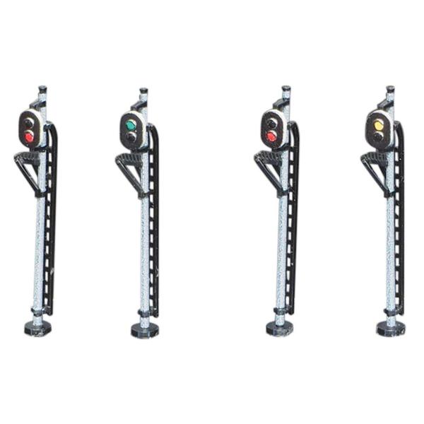 グリーンマックス (N) 2598 着色済み ニ灯式信号機セット 返品種別B