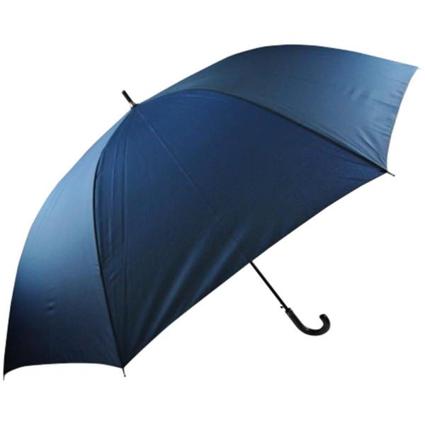 ATTAIN 超大判サイズ長傘(無地・紺・80cm) ポンジー 強風対応/ 超撥水加工 BF0247...
