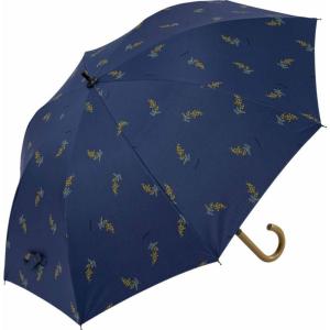 BACKYARD FAMILY(バックヤードファミリー) 晴雨兼用 手開き式長傘(ミモザネイビー・50cm) BF024216-1A-2D 返品種別A｜joshin