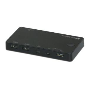 ラトックシステム Type-C搭載 4K HDMI ディスプレイ /  USBキーボード・マウス パソコン切替器(USB-C/ Aパソコン対応) RS-240CA-4K 返品種別A｜joshin