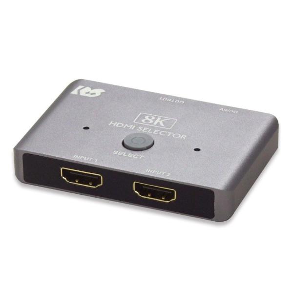 ラトックシステム 8K60Hz/ 4K120Hz対応HDMI切換器(2入力・1出力) RATOC R...