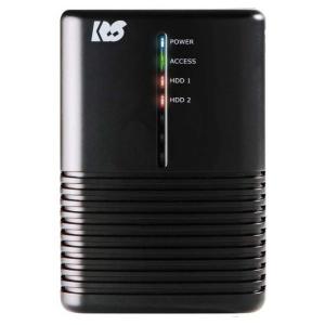 ラトックシステム USB3.0/ 2.0 RAIDケース (HDD2台用・ブラック)