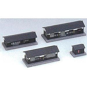 アドバンス製1008木造扇形機関庫キット組立品 木造扇形機関庫 (組み立てキット) (鉄道模型) - ホビーサーチ