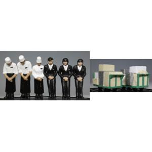 カトー (N) 24-282 トワイライトエクスプレス乗務員(入線出迎え) 返品種別B