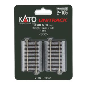 カトー（KATO） 直線線路 369mm（4本入） 【HO】 【KATO・HO・2-180
