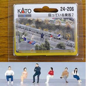 カトー (N) 24-206 座っている乗客2 返品種別B