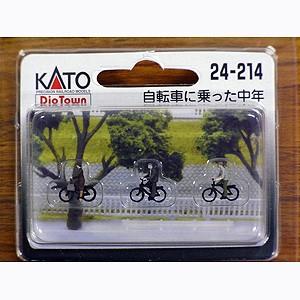 カトー  24-214 自転車に乗った中年