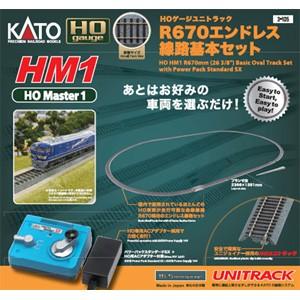 カトー  3-105 HOゲージユニトラック HM1 R670エンドレス線路基本セット 