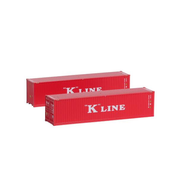 カトー (N) 23-580D 40フィート ハイキューブコンテナ 川崎汽船 2個入 返品種別B