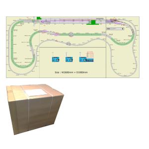 カトー N 20－870 ユニトラック V11 複線線路セットカント付きカーブ… N) 20-870 ユニトラック V11 複線線路セット(カント付きカーブ