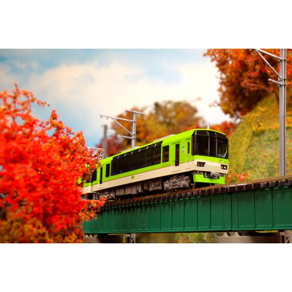 カトー (再生産)(N) 10-1528 叡山電鉄900系＜青もみじきらら＞(メープルグリーン)(特...