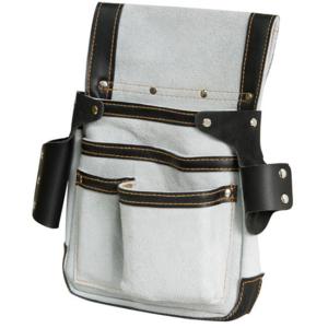 ジャッカル 牛床皮釘袋 工具差付 340×330×60mm JC-KK34 返品種別B